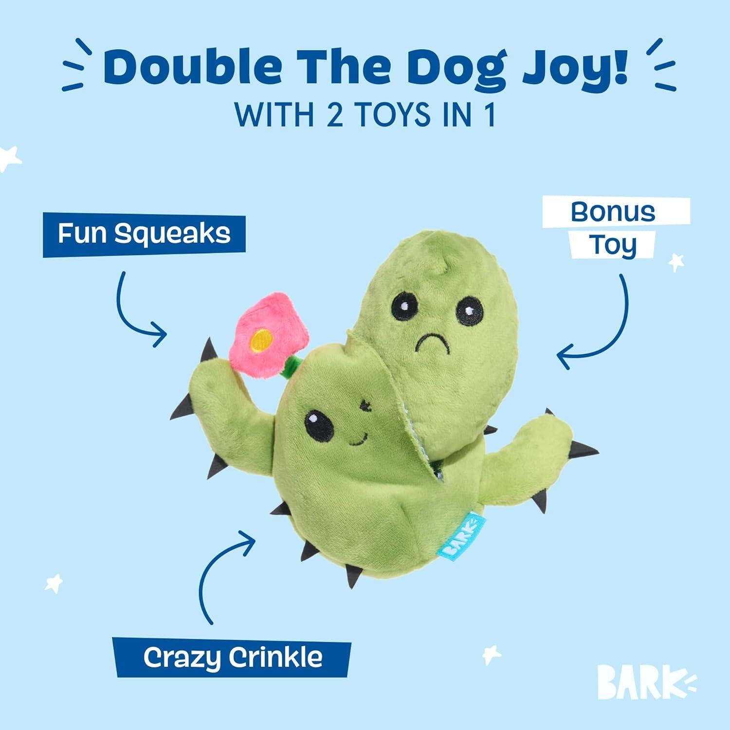 Juguete Interactivo para Perros Barkbox Consuela Cactus Pequeño