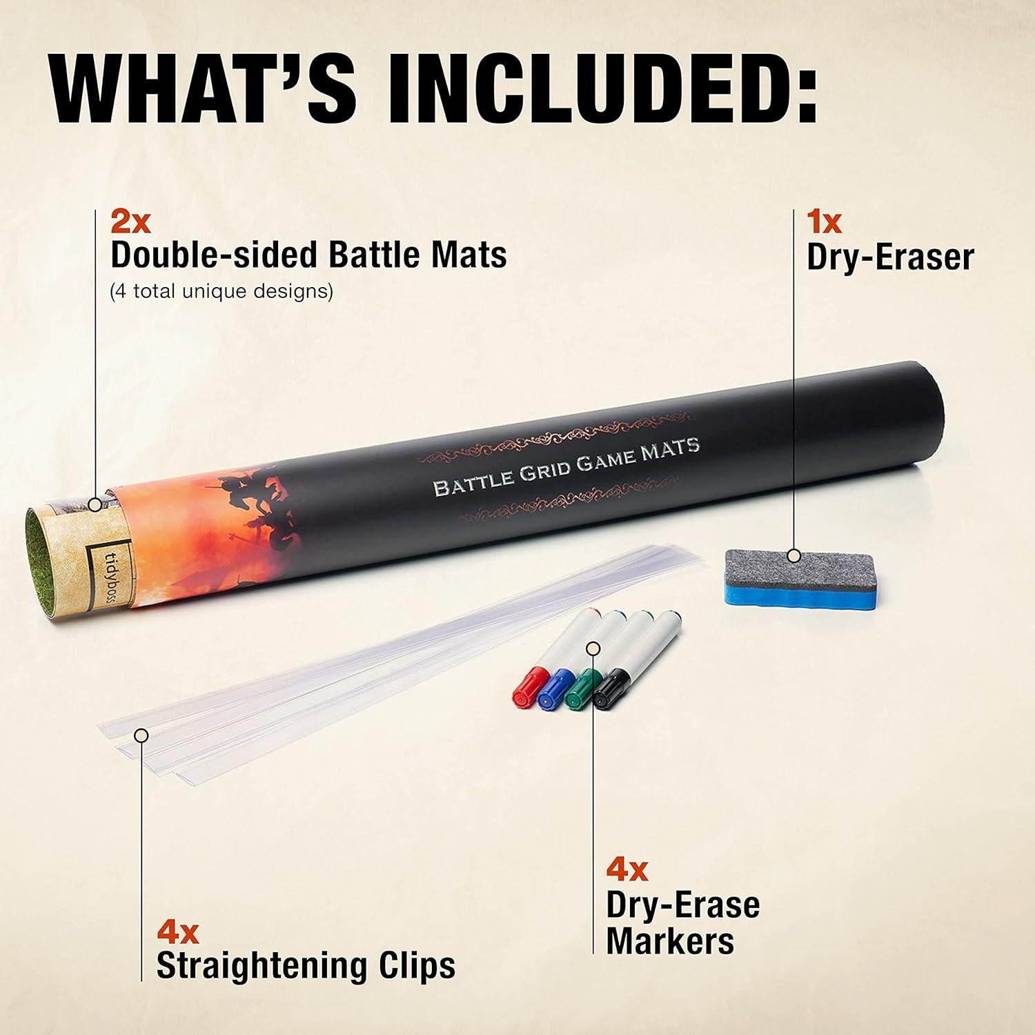 Set de Inicio DnD Tidyboss | 2 Alfombrillas Dobles 60x90 cm