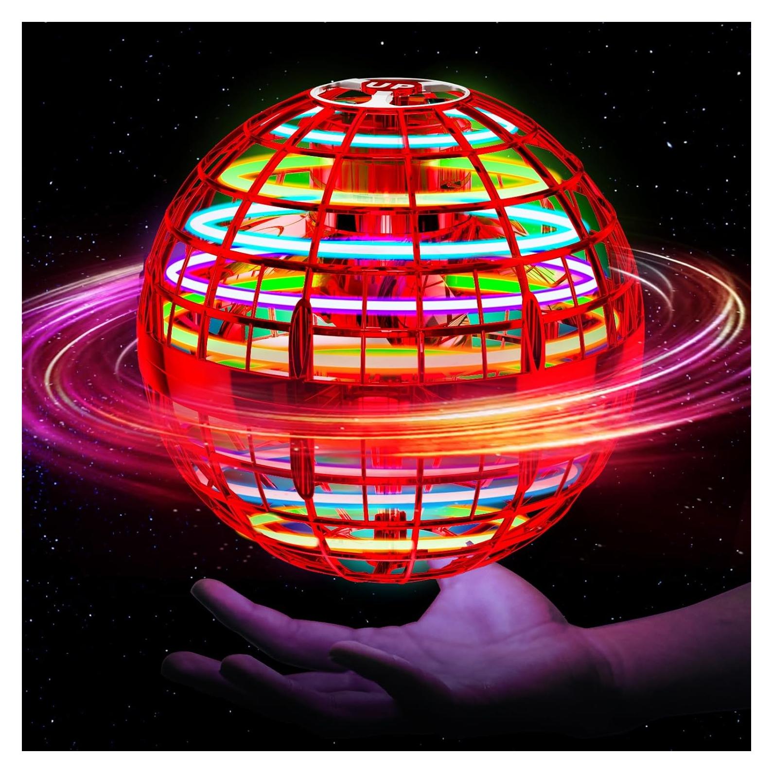 Bola Voladora Samfiwi Roja 2024 con Luces LED y Efectos