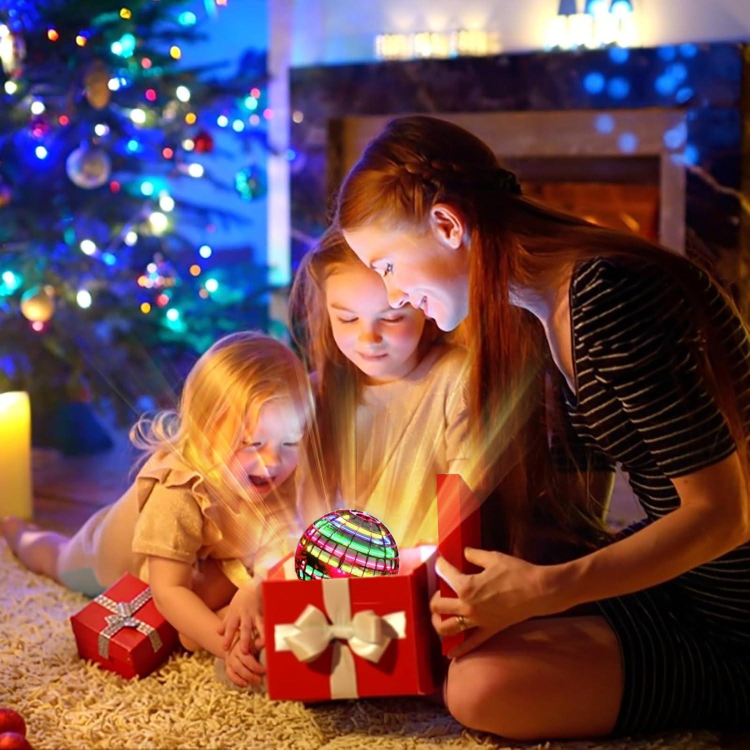 Bola Voladora Samfiwi Roja 2024 con Luces LED y Efectos