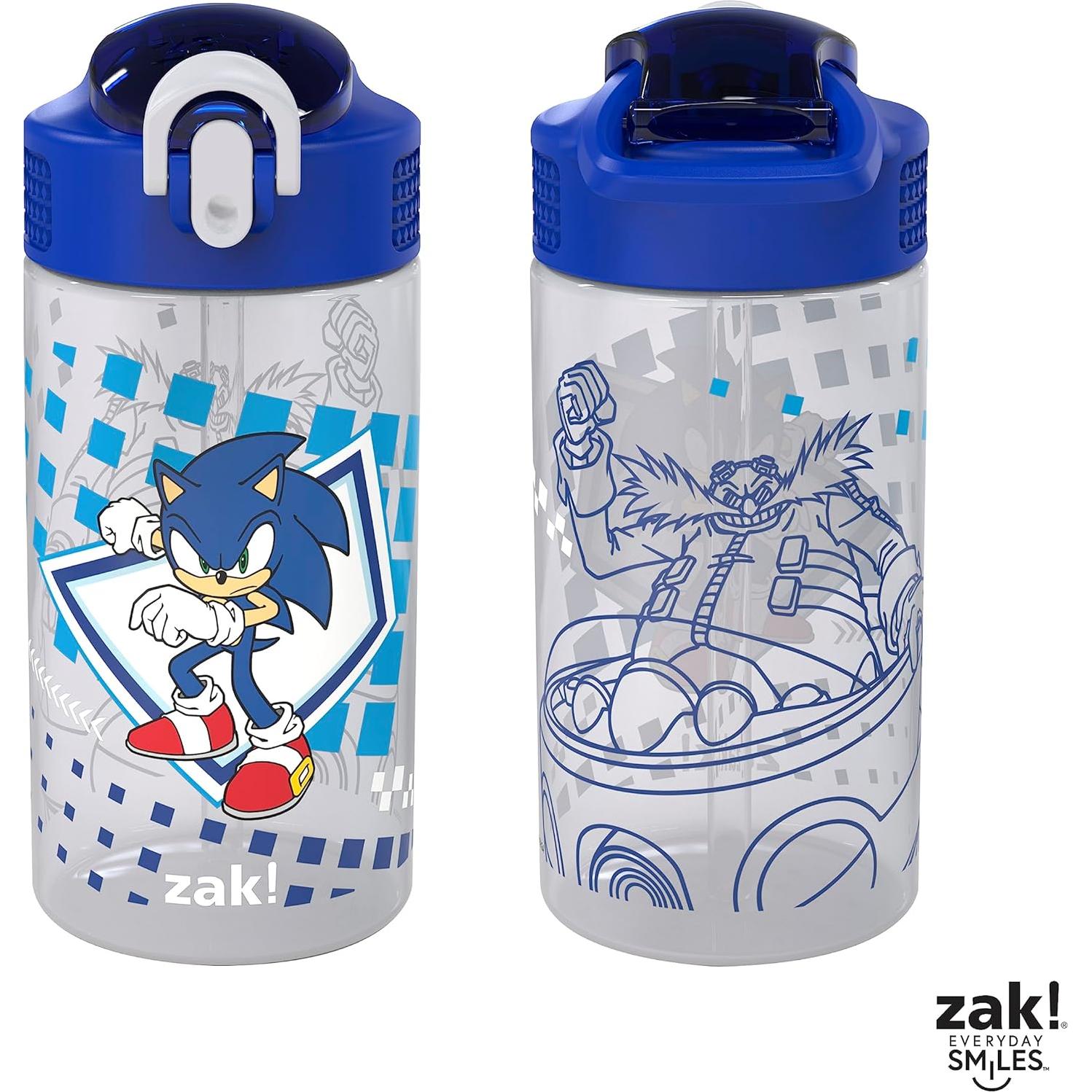 Botellas de Agua Zak Designs Sonic 2 Paquetes 473 ml
