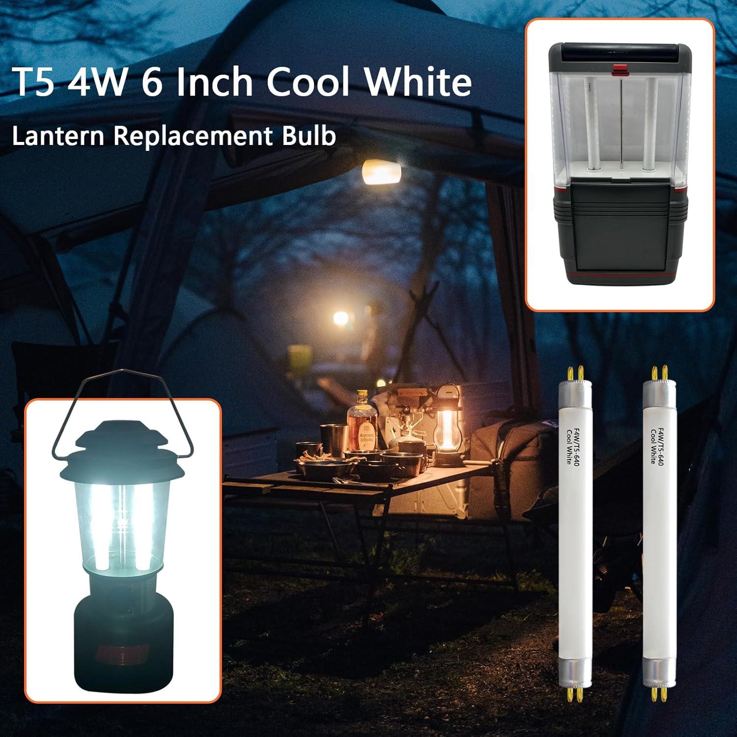 Paquete de 4 Bombillas Fluorescentes T5 4W 4100K Blanca Fría