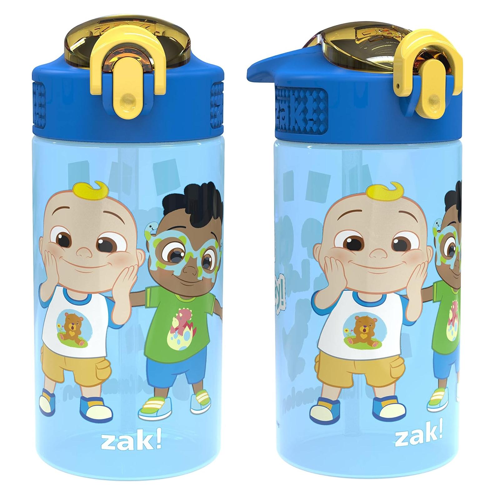 Botella de Agua CoComelon Zak 2 Piezas 0.47L a Prueba de Fugas