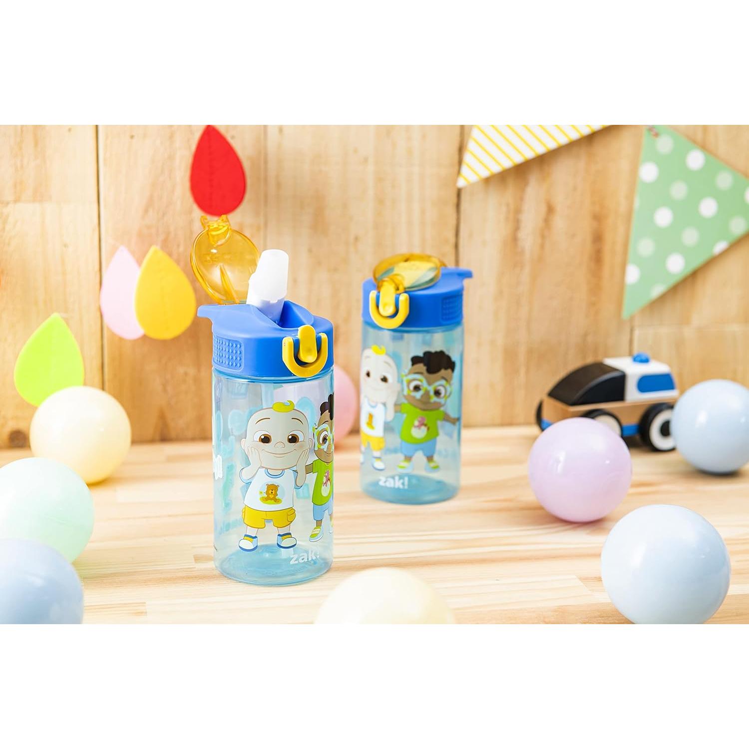 Botella de Agua CoComelon Zak 2 Piezas 0.47L a Prueba de Fugas