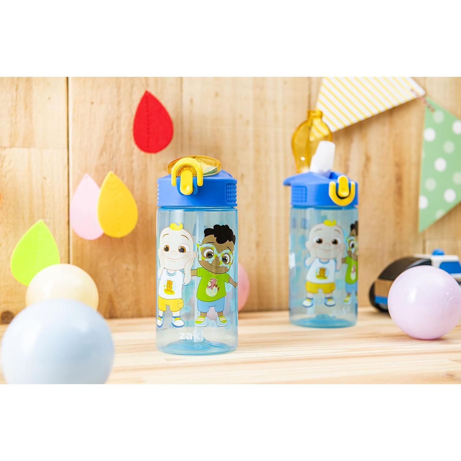 Botella de Agua CoComelon Zak 2 Piezas 0.47L a Prueba de Fugas