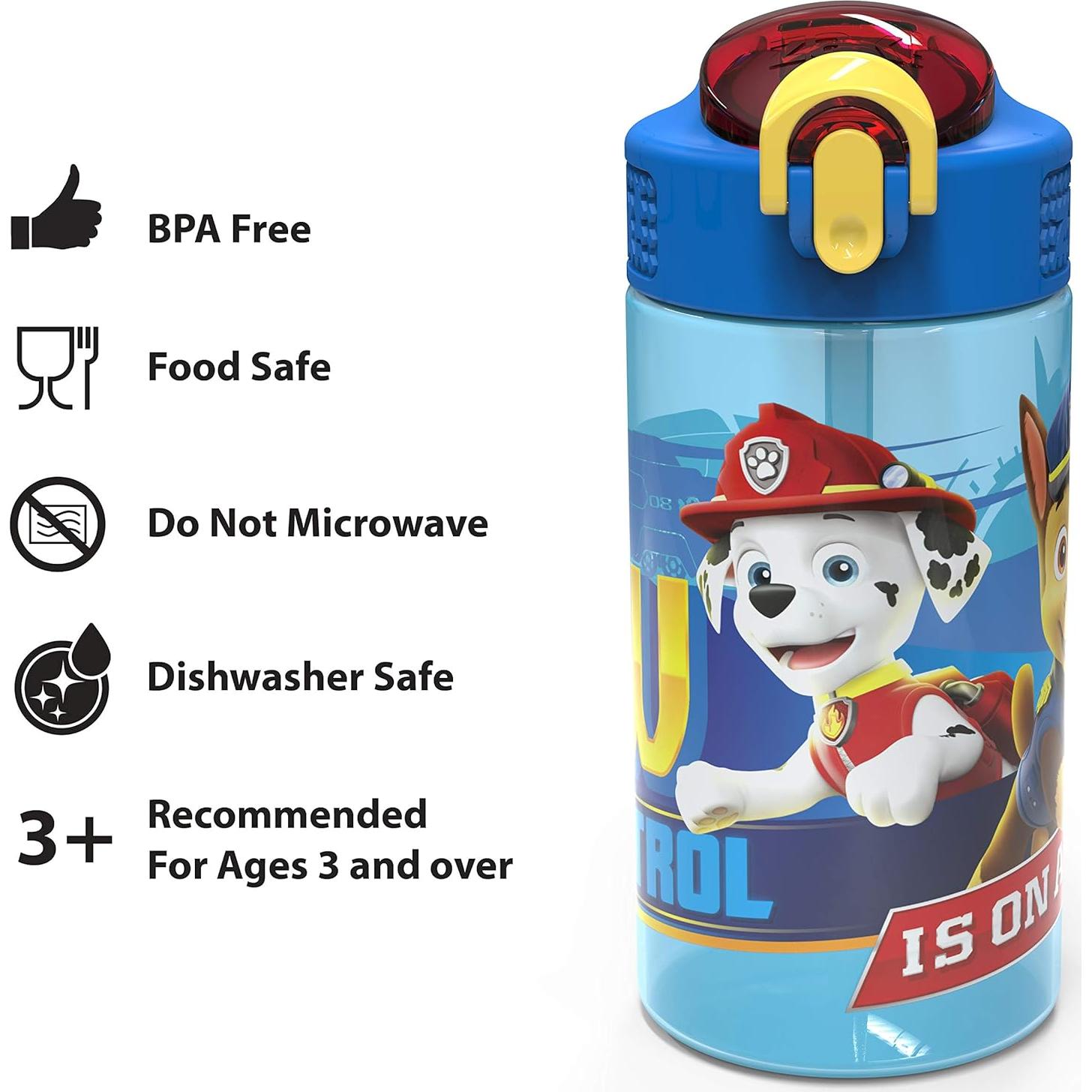 Botella de Agua para Niños Zak Designs PAW Patrol 2-Pack