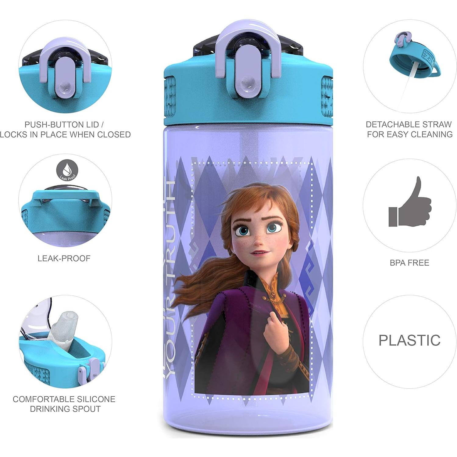 Conjunto de Botellas de Agua Disney Frozen 2 Zak 2 Piezas