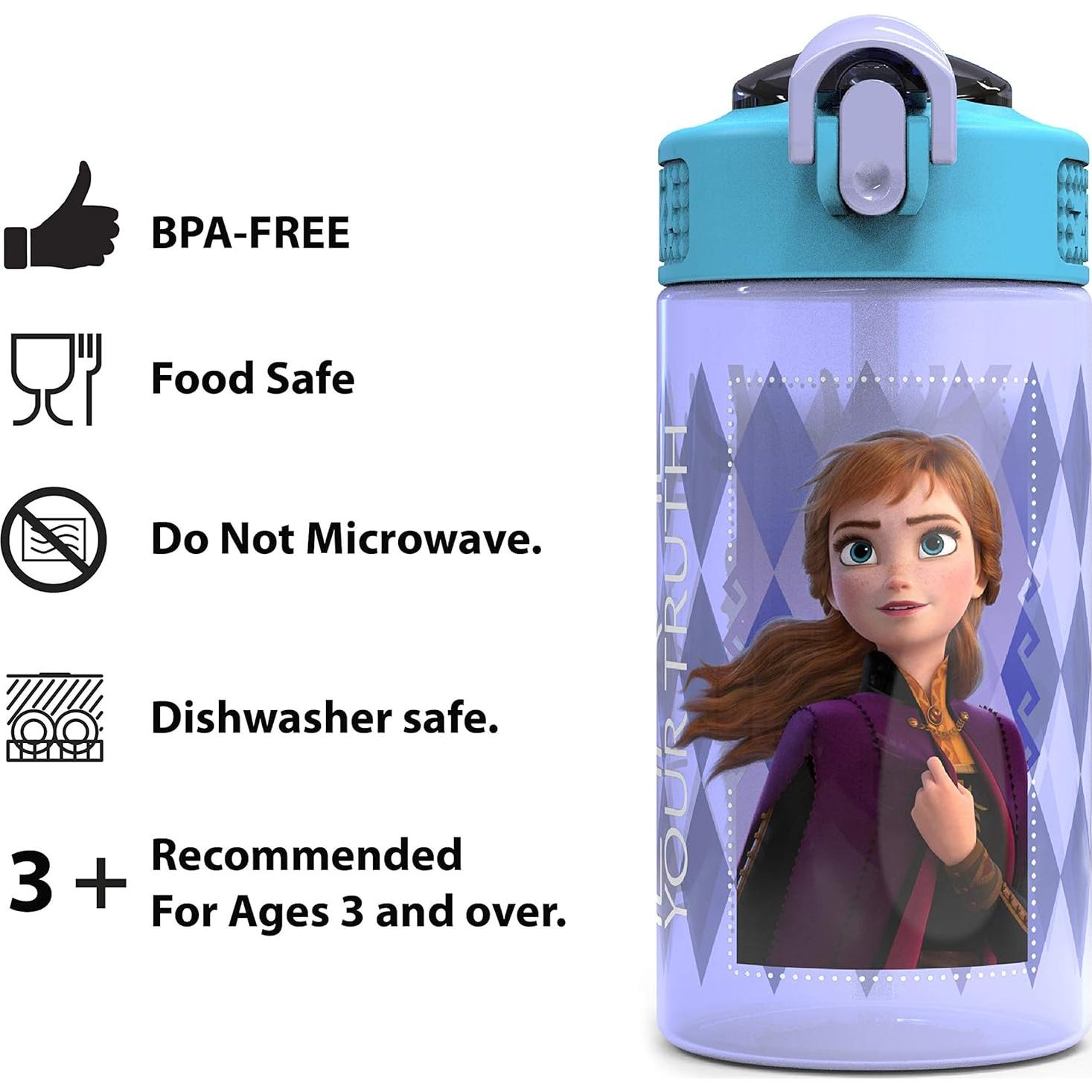 Conjunto de Botellas de Agua Disney Frozen 2 Zak 2 Piezas