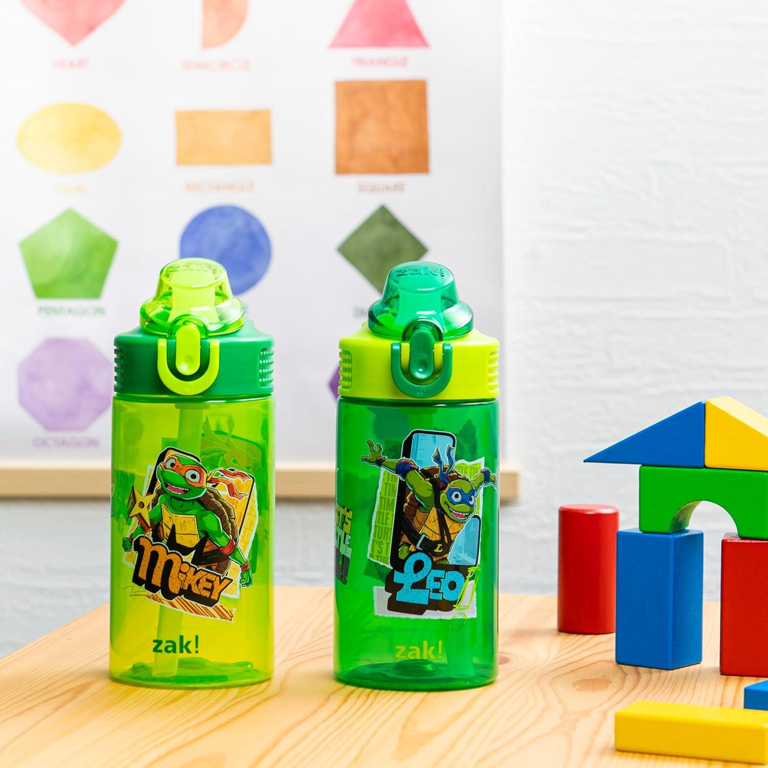 Botella de Agua Zak Designs TMNT 2 Piezas 480 ml