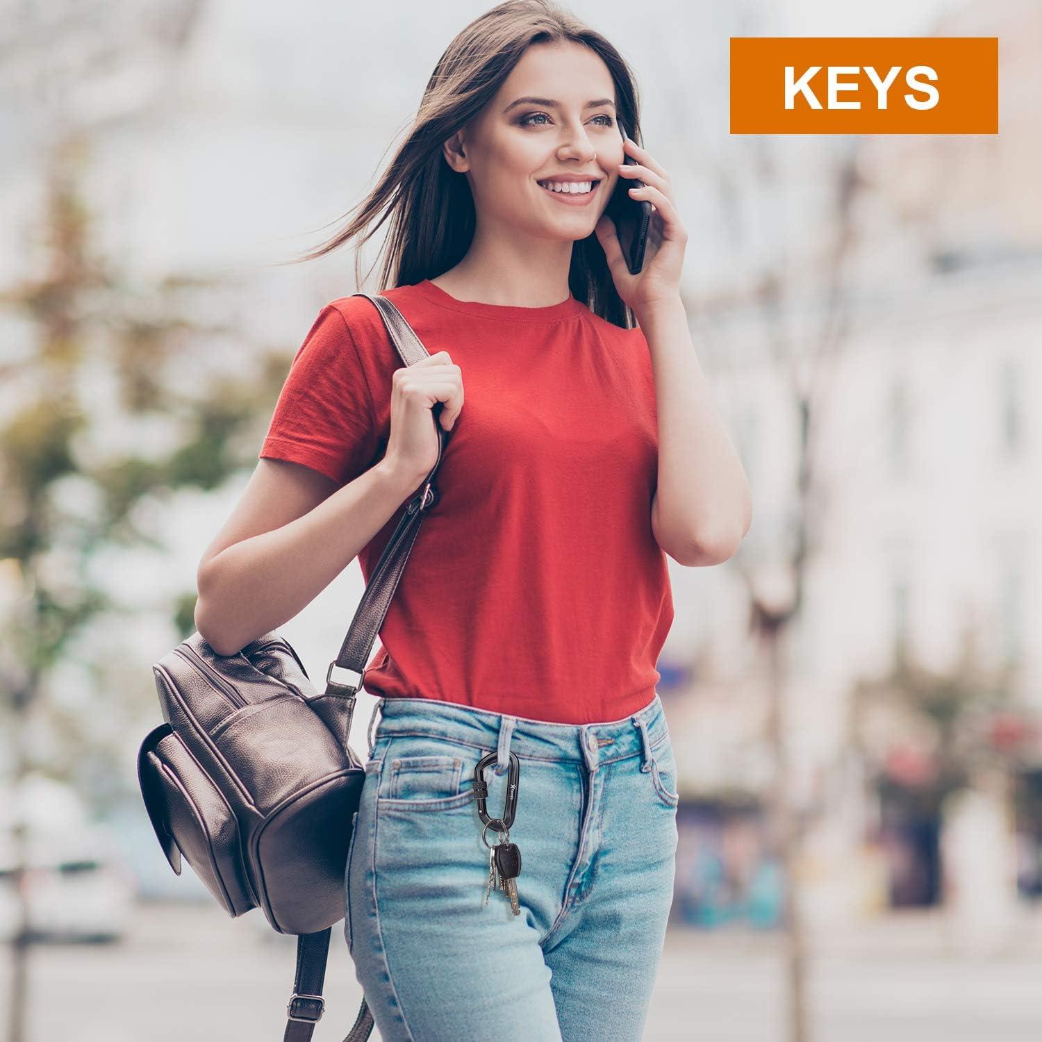 Clips de Carabineros de Cierre Pesado Favofit 12KN - 4 Piezas