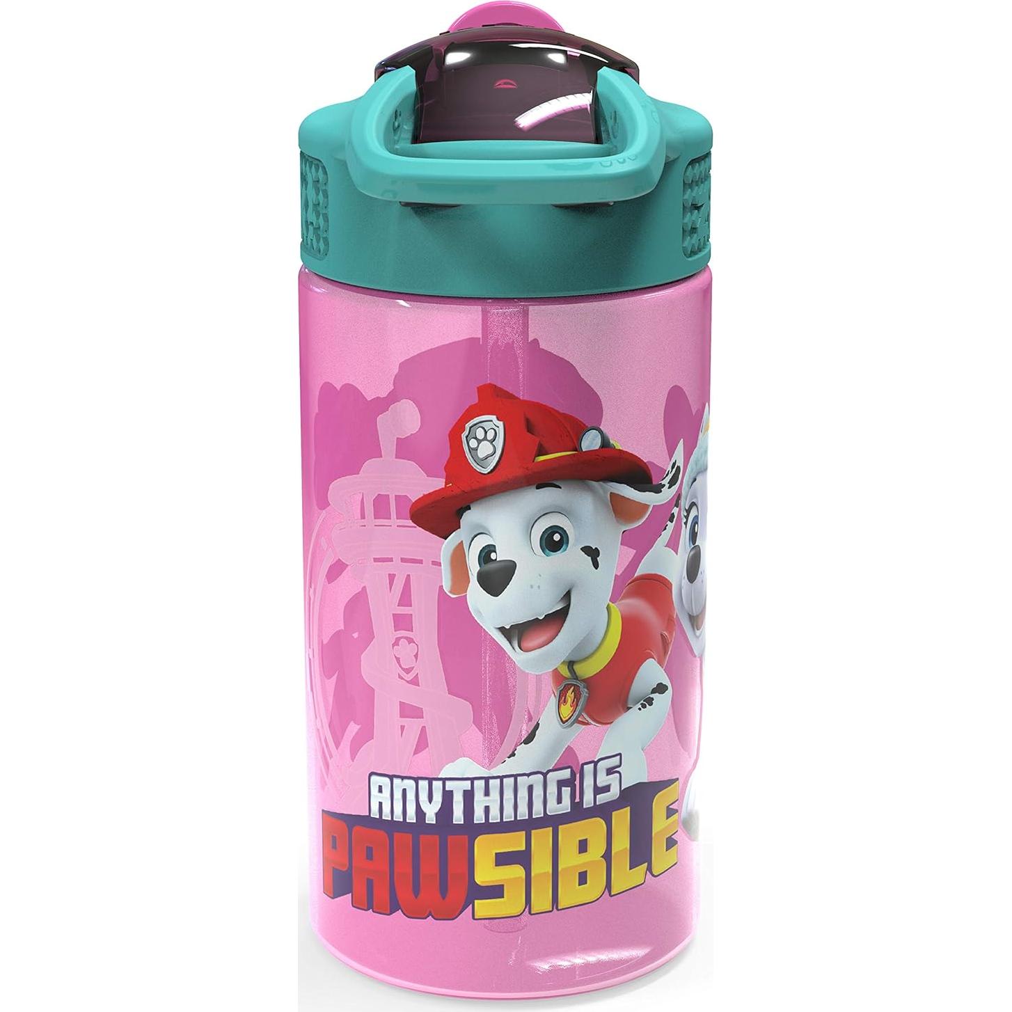 Botellas de Agua Reutilizables Zak Designs Paw Patrol 2pzs