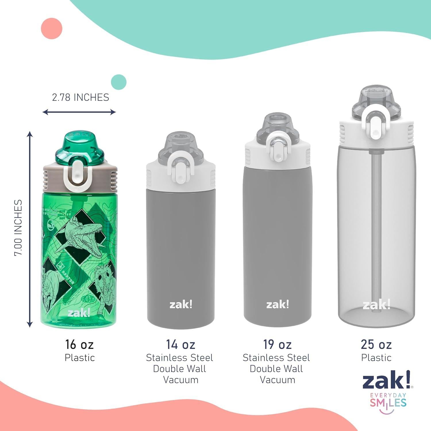 Botella de Agua Zak Designs Jurassic World 500ml Set 2