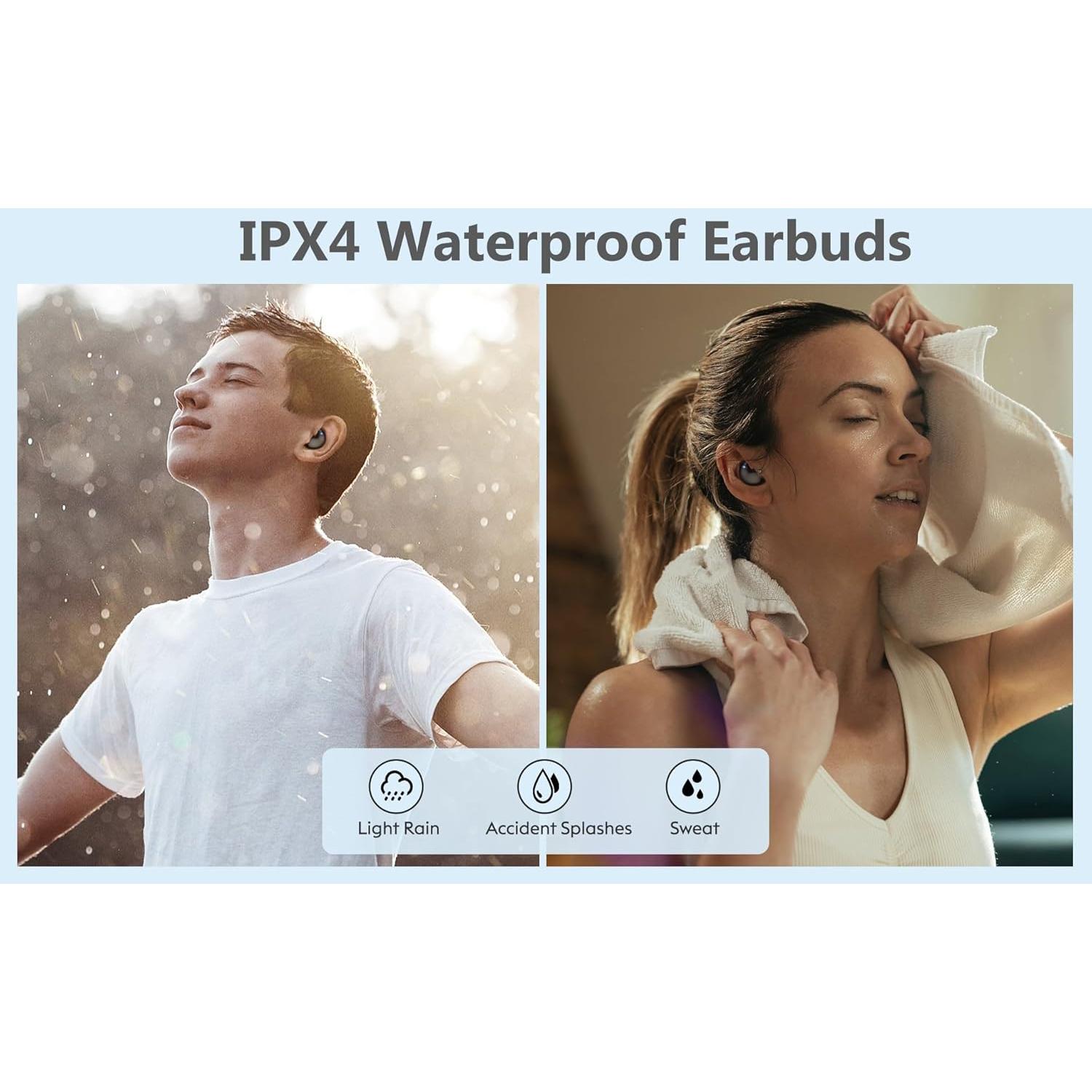 Auriculares Inalámbricos GreatQIQI 790 Negro para Dormir y Correr