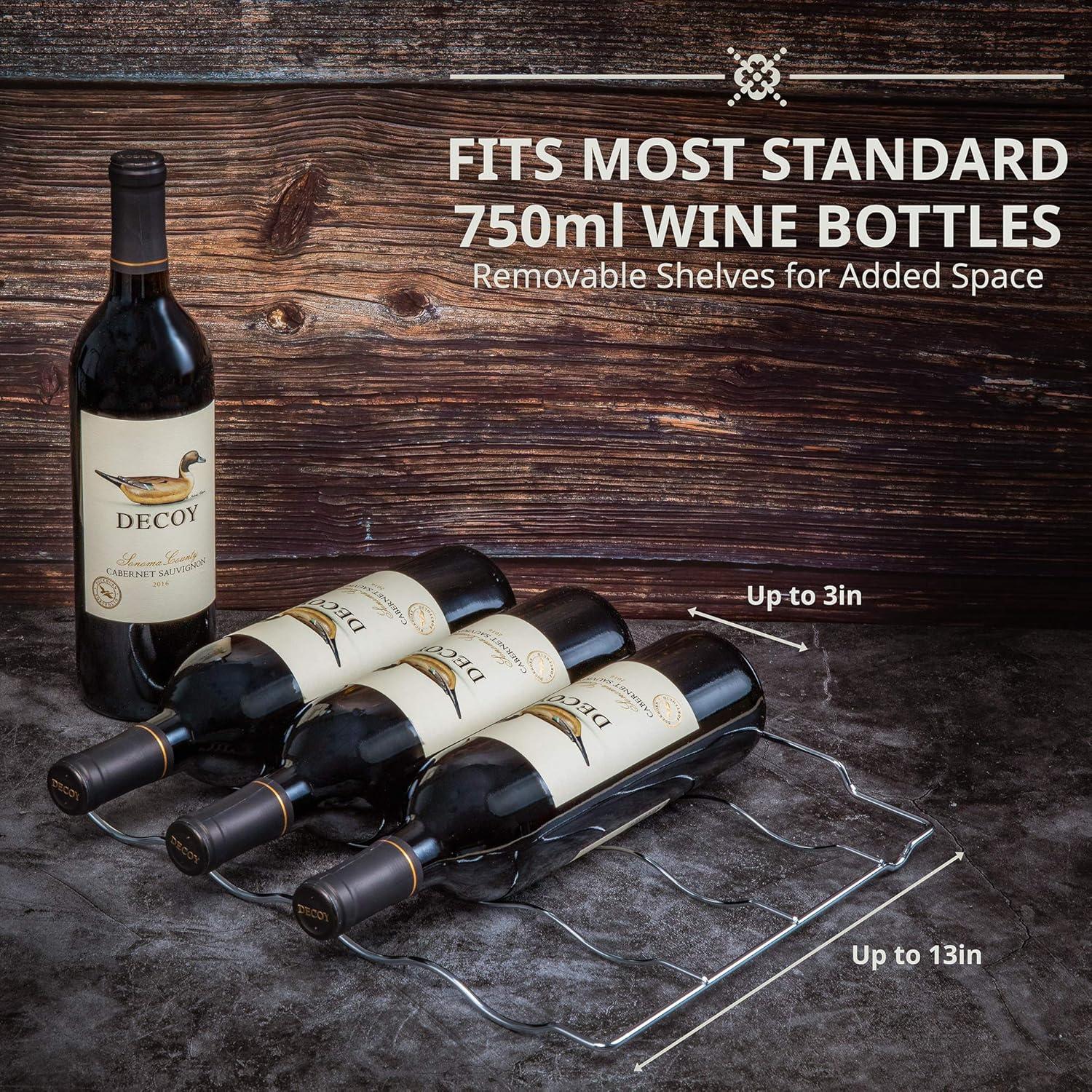 Enfriador de Vino Ivation 12 Botellas Compresor Digital 5-18°C