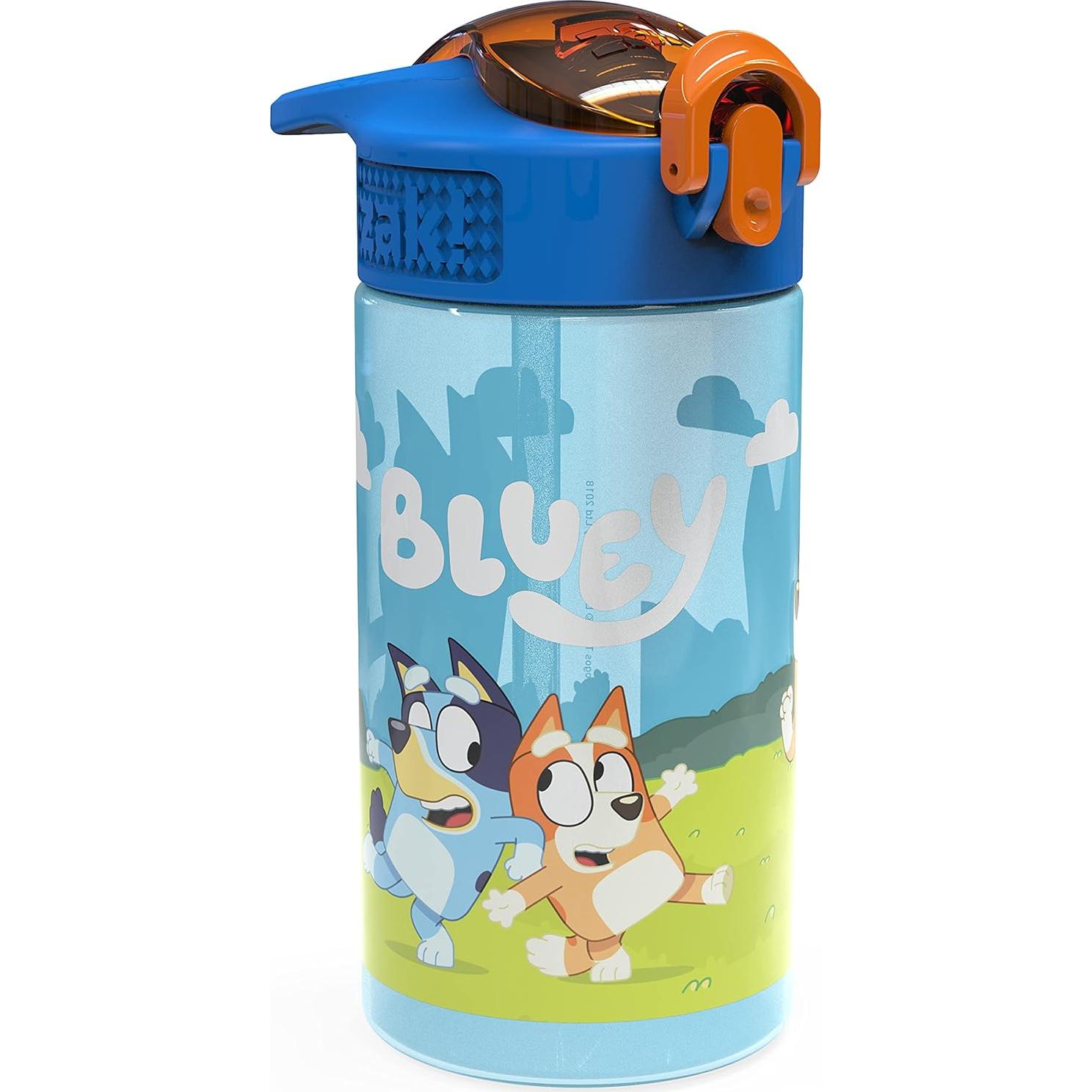 Botellas de Agua Bluey 2pk Zak Designs 473ml a Prueba de Fugas