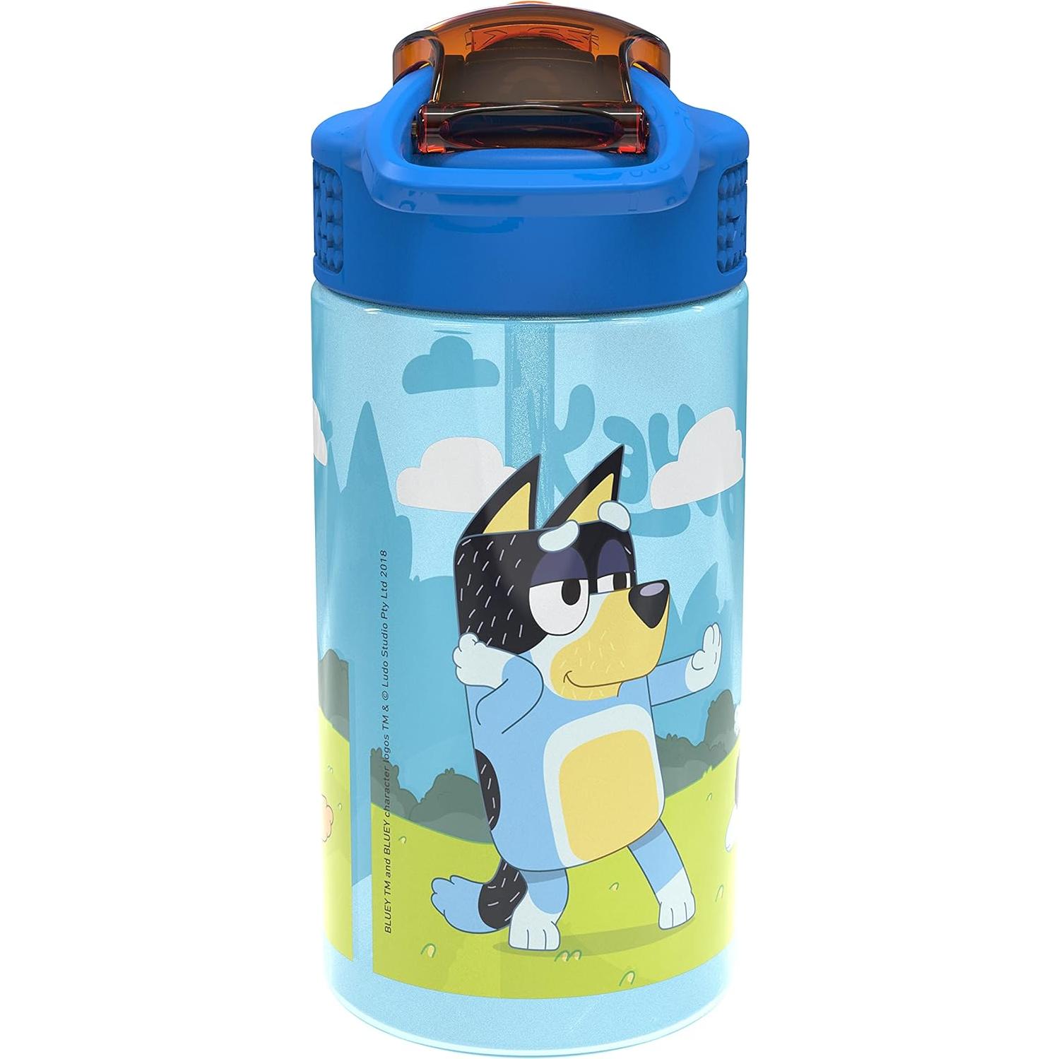 Botellas de Agua Bluey 2pk Zak Designs 473ml a Prueba de Fugas