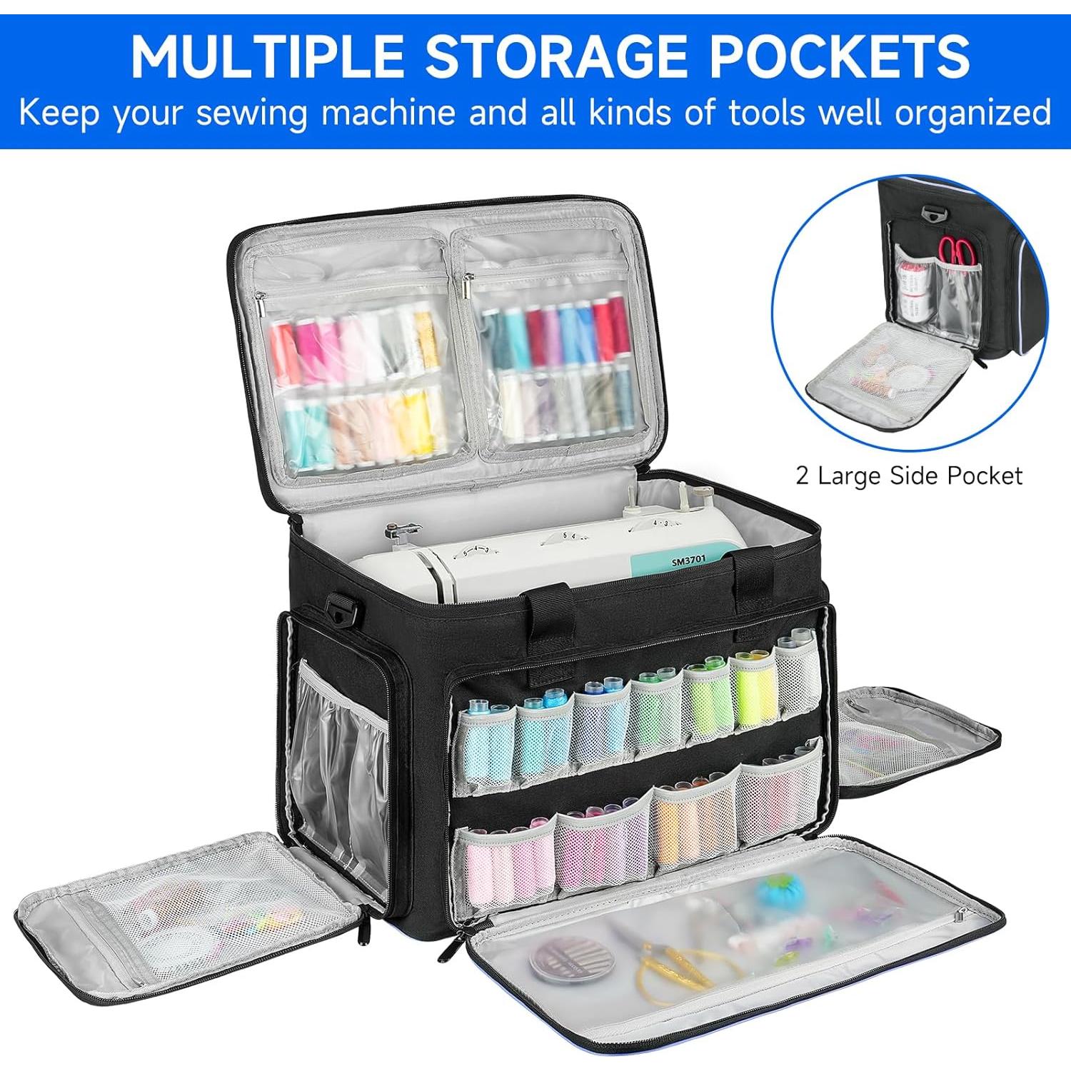 Funda de Transporte para Máquina de Coser Singer/Janome 44.5x24.1x31.7cm