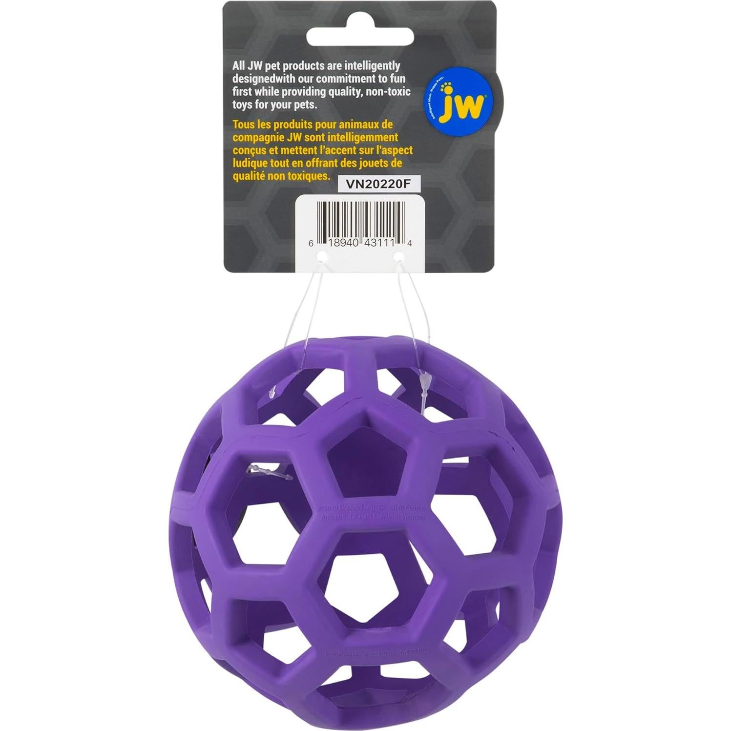 Pelota Puzzle para Perros JW Pet Hol-ee Roller Mediana 11.4 cm