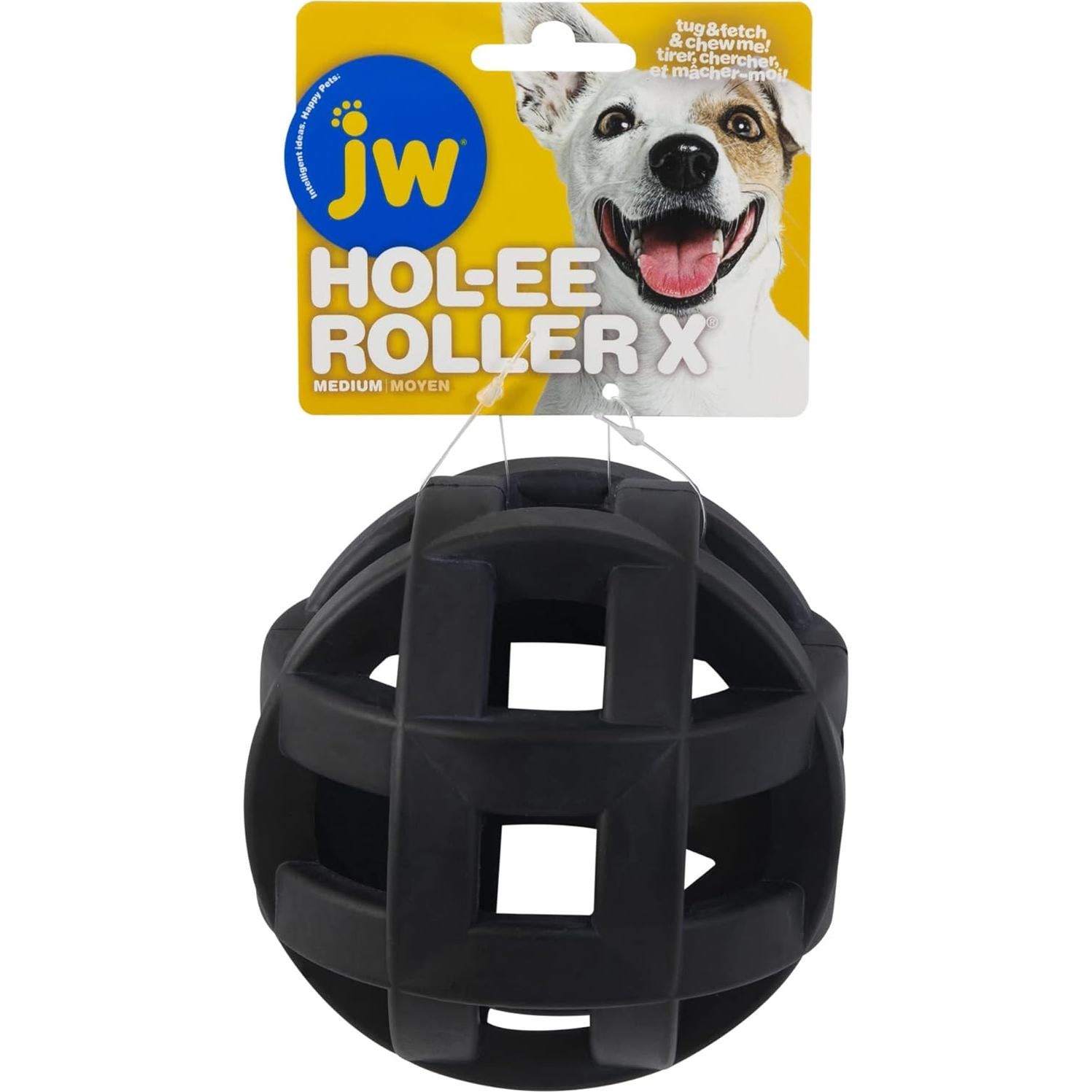Pelota Puzzle para Perros JW Pet Hol-ee Roller Mediana 11.4 cm