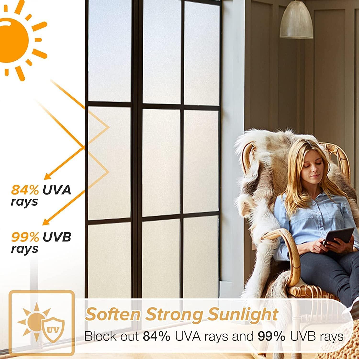 Película de Vidrio Esmerilado Rabbitgoo 30x400cm Privacidad