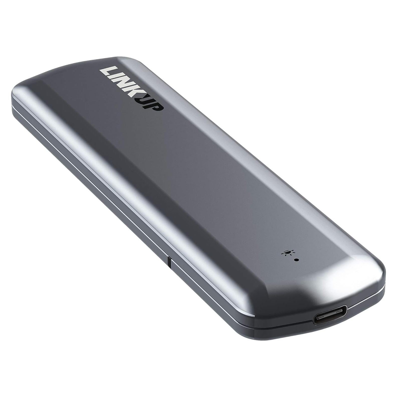 Enclosure NVMe SSD LINKUP 10 Gbps USB-C M.2 sin herramientas