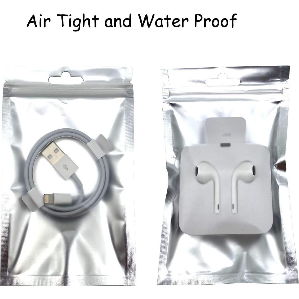 100 Bolsas de Almacenamiento Reutilizables Joyhey 8.5x13 cm