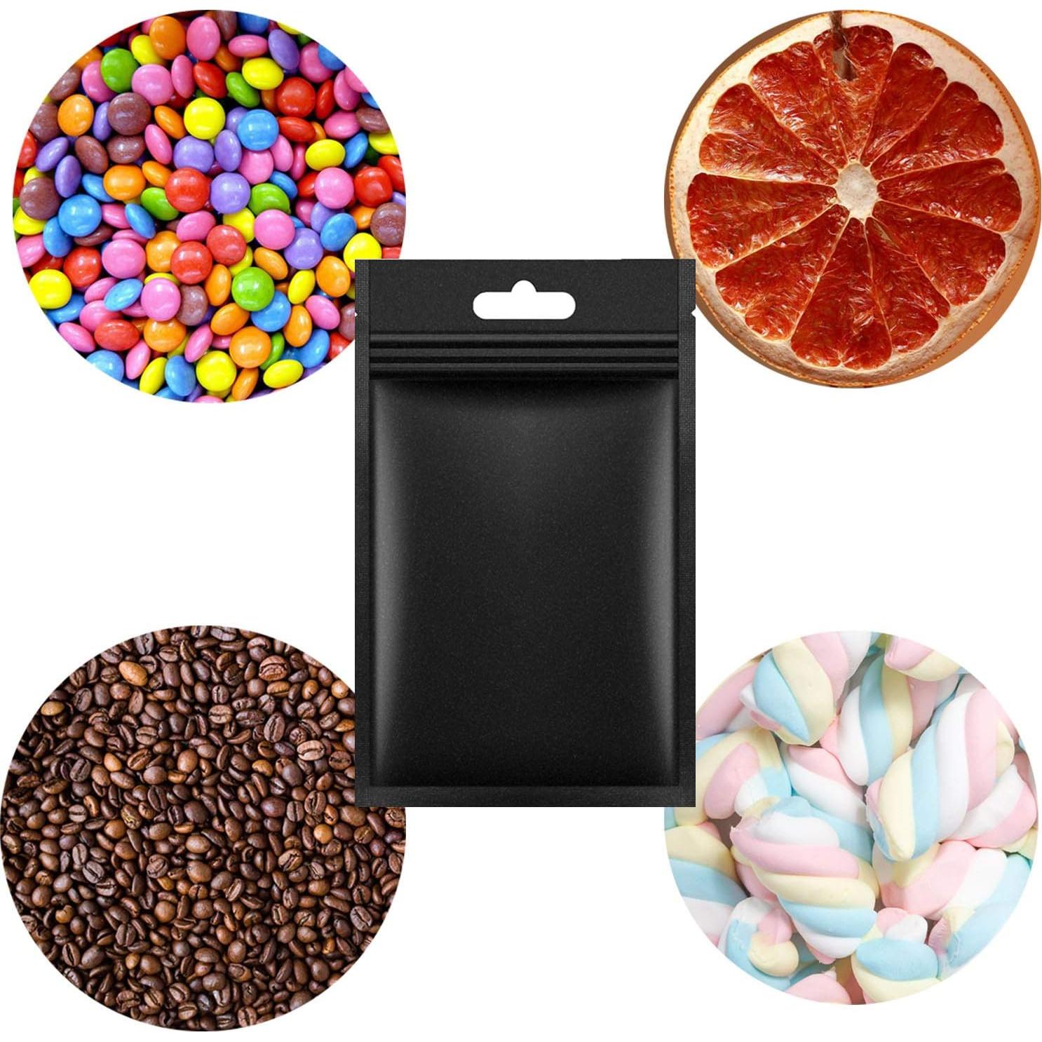 100 Bolsas de Almacenamiento Reutilizables Joyhey 8.5x13 cm