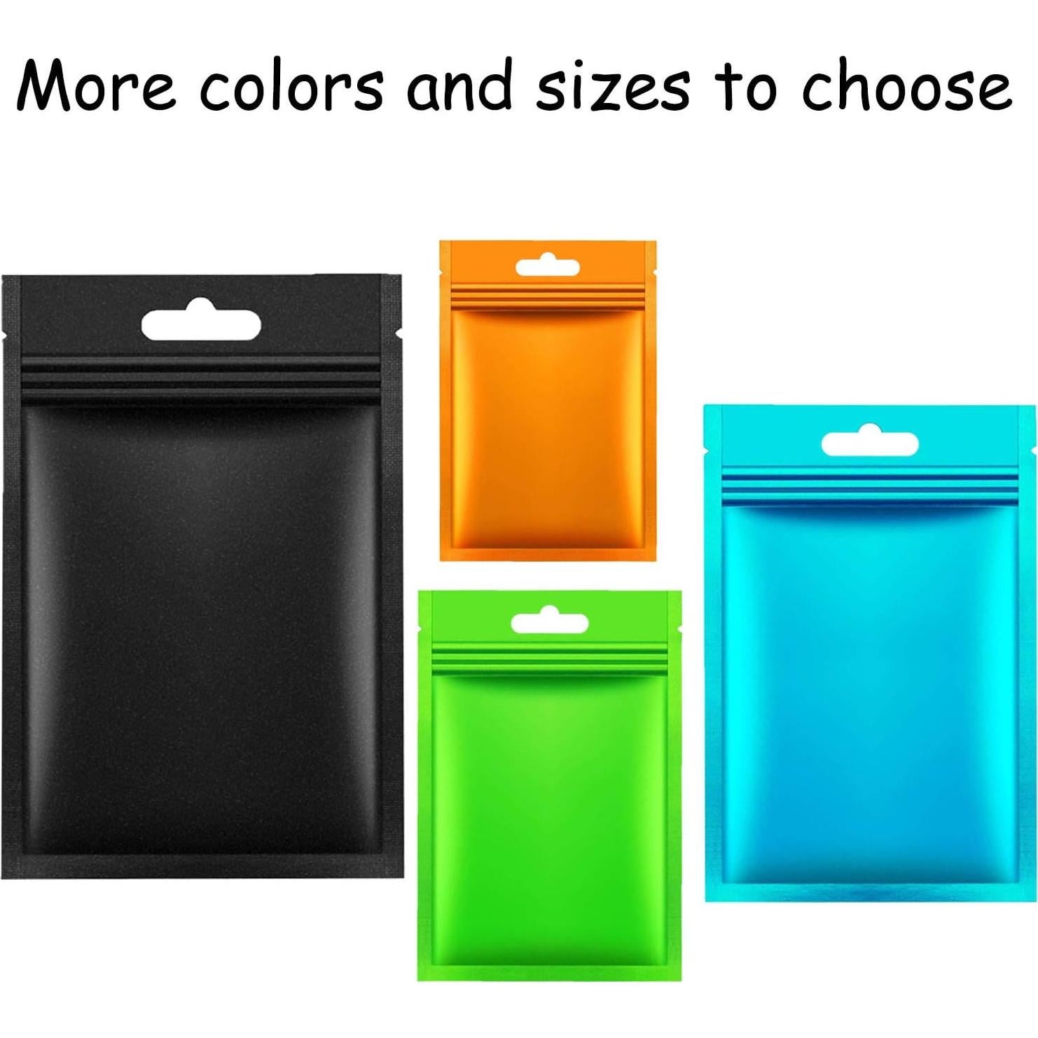 100 Bolsas de Almacenamiento Reutilizables Joyhey 8.5x13 cm