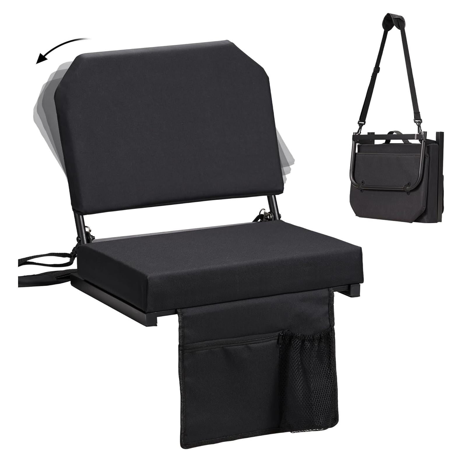 Asiento de Estadio Dragosum Plegable con Respaldo Ajustable