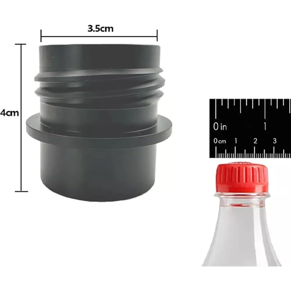 Adaptador de botella SodaStream 28 mm UCCKEYI Negro