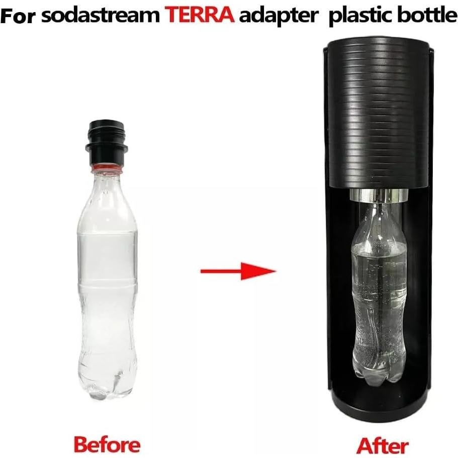 Adaptador de botella SodaStream 28 mm UCCKEYI Negro