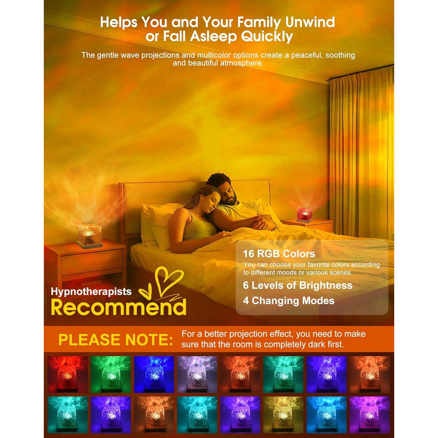 Proyector de Luz de Olas del Océano FXSW001 16 Colores