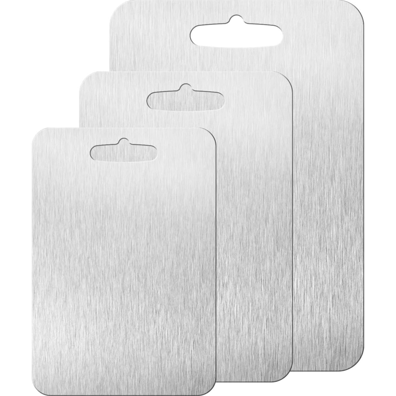 Tabla de Cortar de Titanio AOWBCGD 45.72x30.48cm Doble Lado