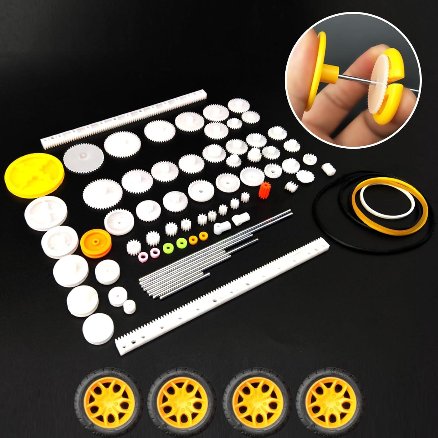 Kit de Motores de CC EUDAX 3V 24000 RPM con Accesorios