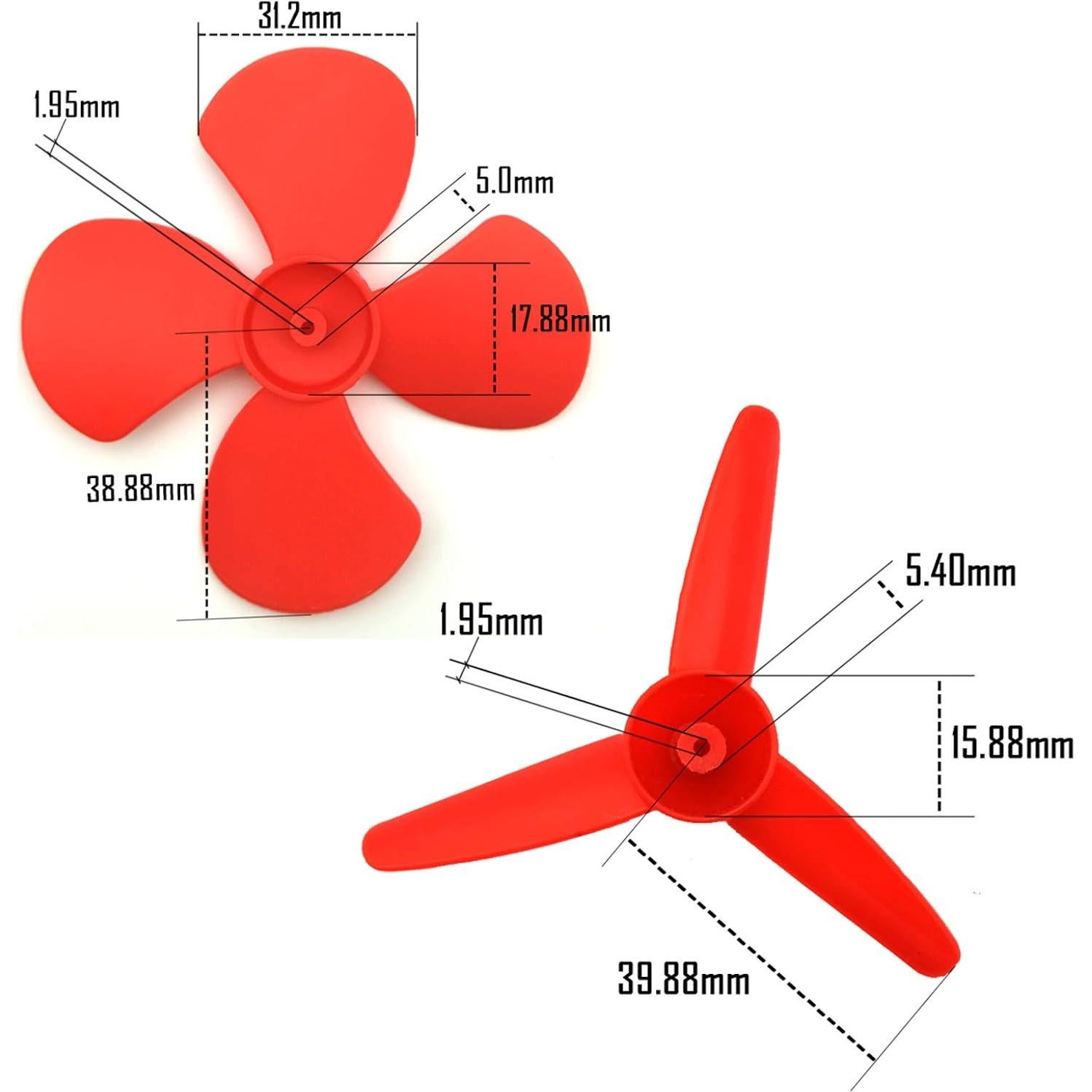 Kit de Motores de CC EUDAX 3V 24000 RPM con Accesorios