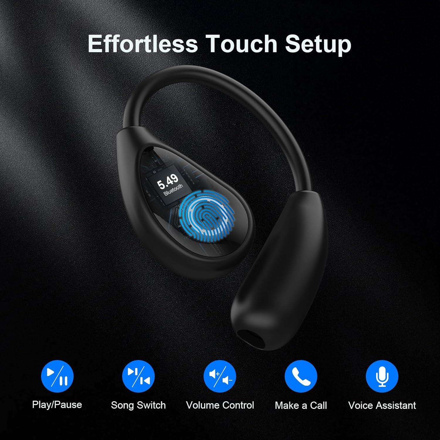 Auriculares de Traducción DTT Bluetooth 5.4 Negro 144 Idiomas