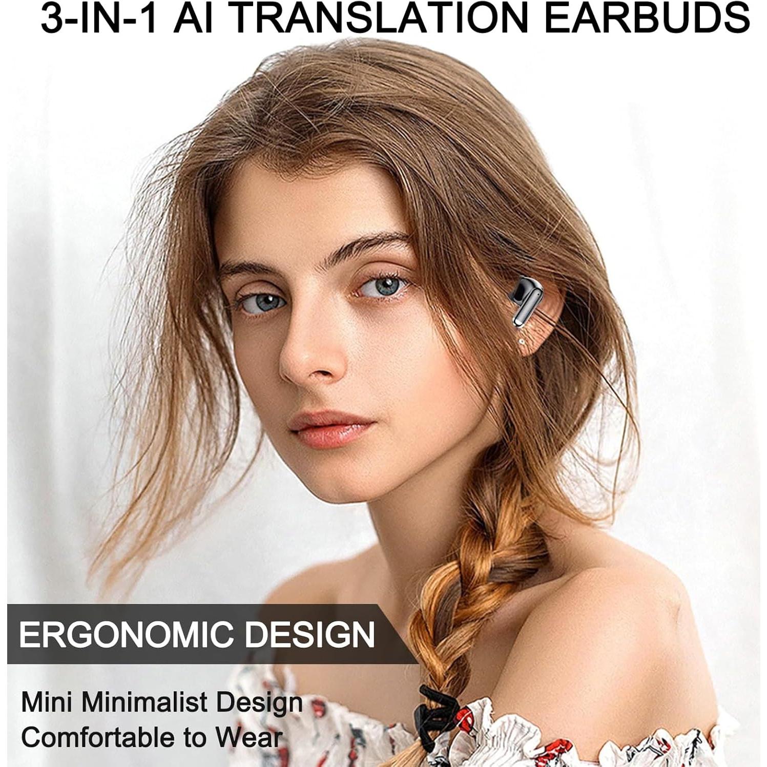 Auriculares Traductores Fexeiso M8 Bluetooth 144 Idiomas