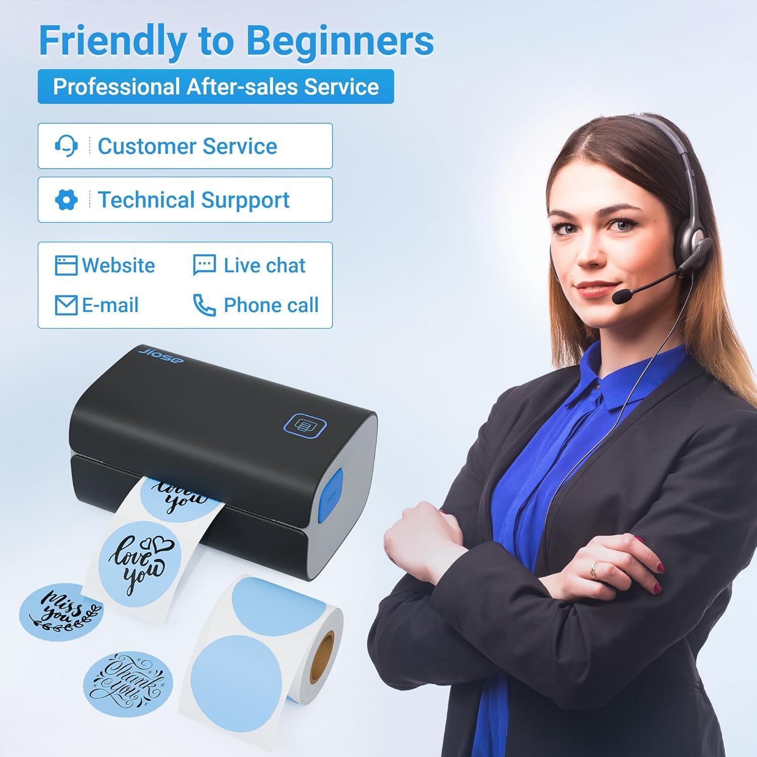 Impresora Térmica de Etiquetas Jiose J500BT 4x6 Bluetooth