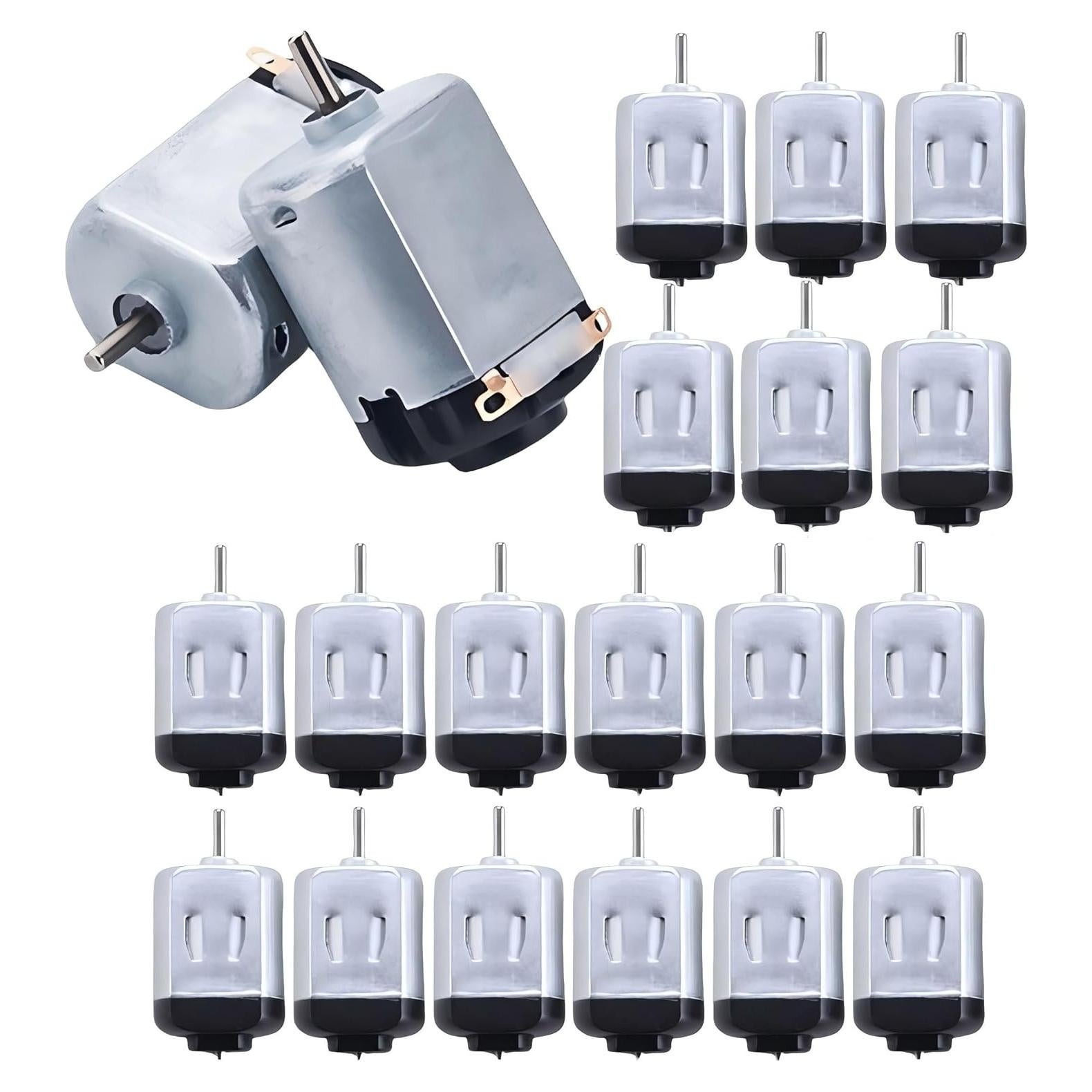 20 Pcs Motores DC Pequeños MTDELE 1.5V 3V 5V 6V para Juguetes