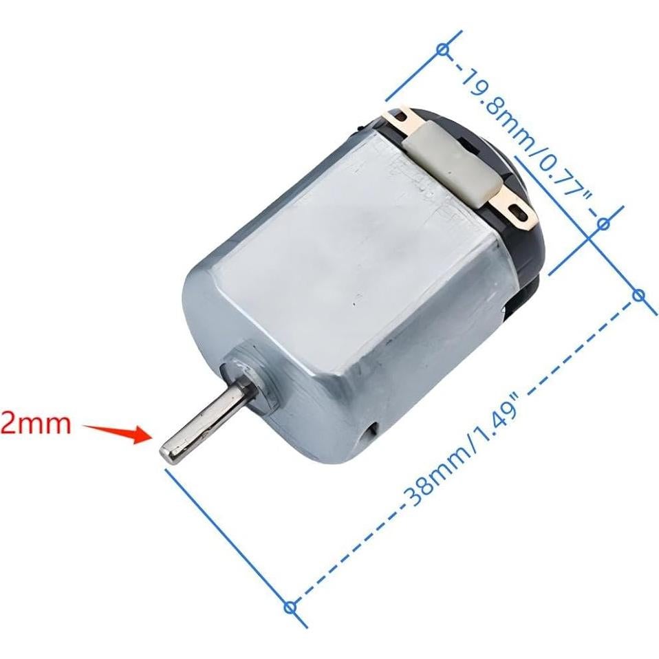 20 Pcs Motores DC Pequeños MTDELE 1.5V 3V 5V 6V para Juguetes