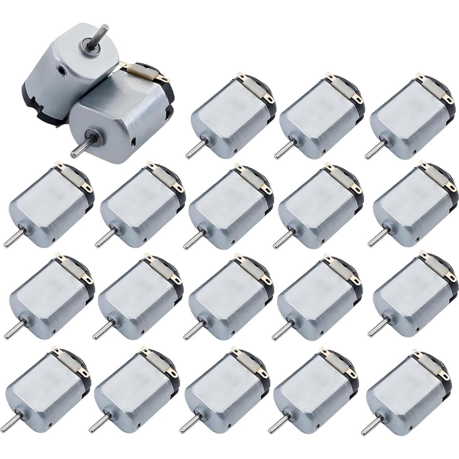 20 Pcs Motores DC Pequeños MTDELE 1.5V 3V 5V 6V para Juguetes