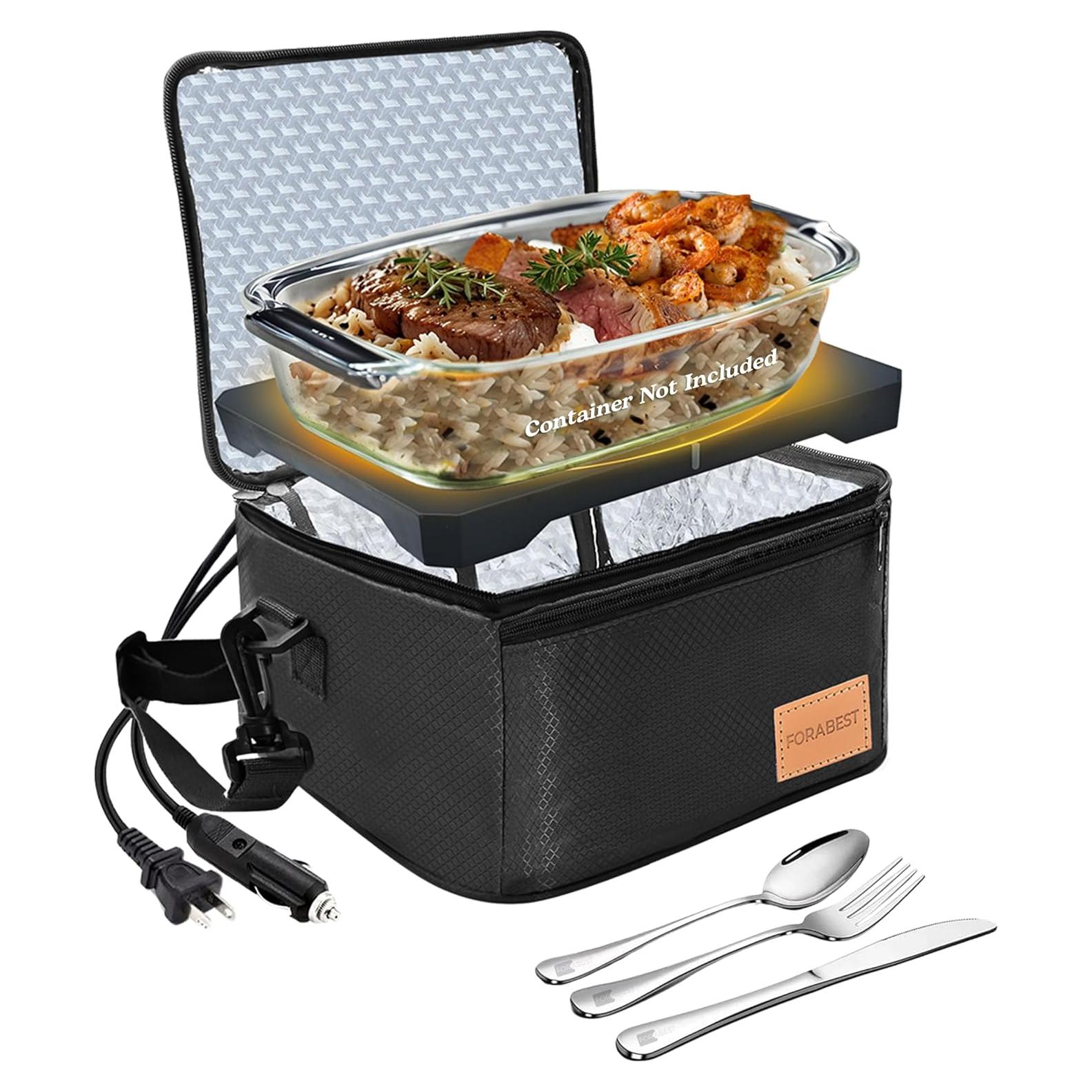 Calentador de Comida Portátil FORABEST FB-2001 80W 1.8L