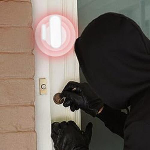 Sensor de Puerta WiFi HEIMAN DS-US-HM, Inalámbrico, APP