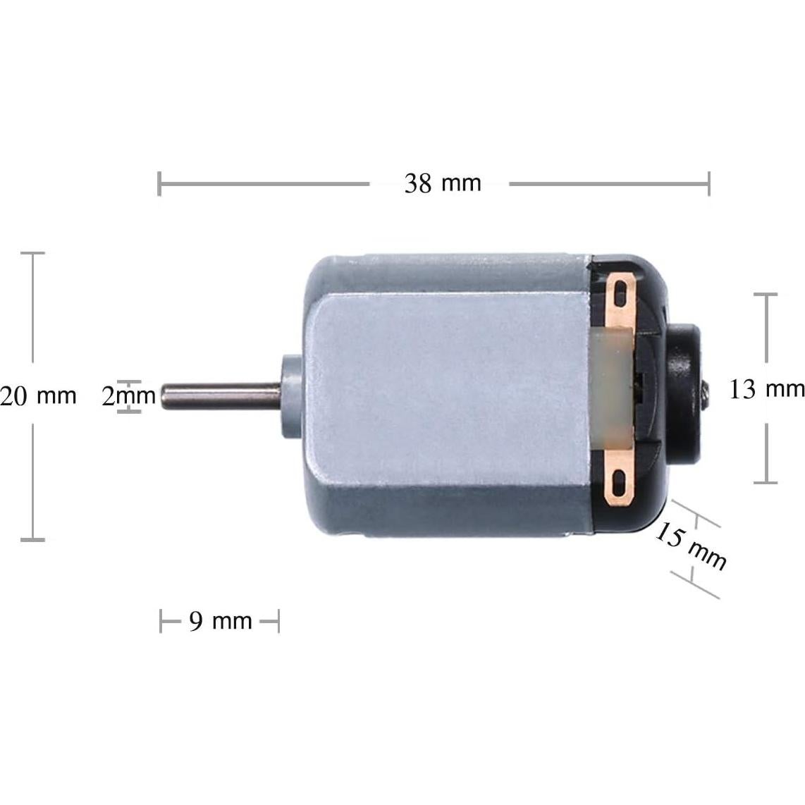 Paquete de 6 Motores Eléctricos Mini DC Topoox 3V 15000RPM