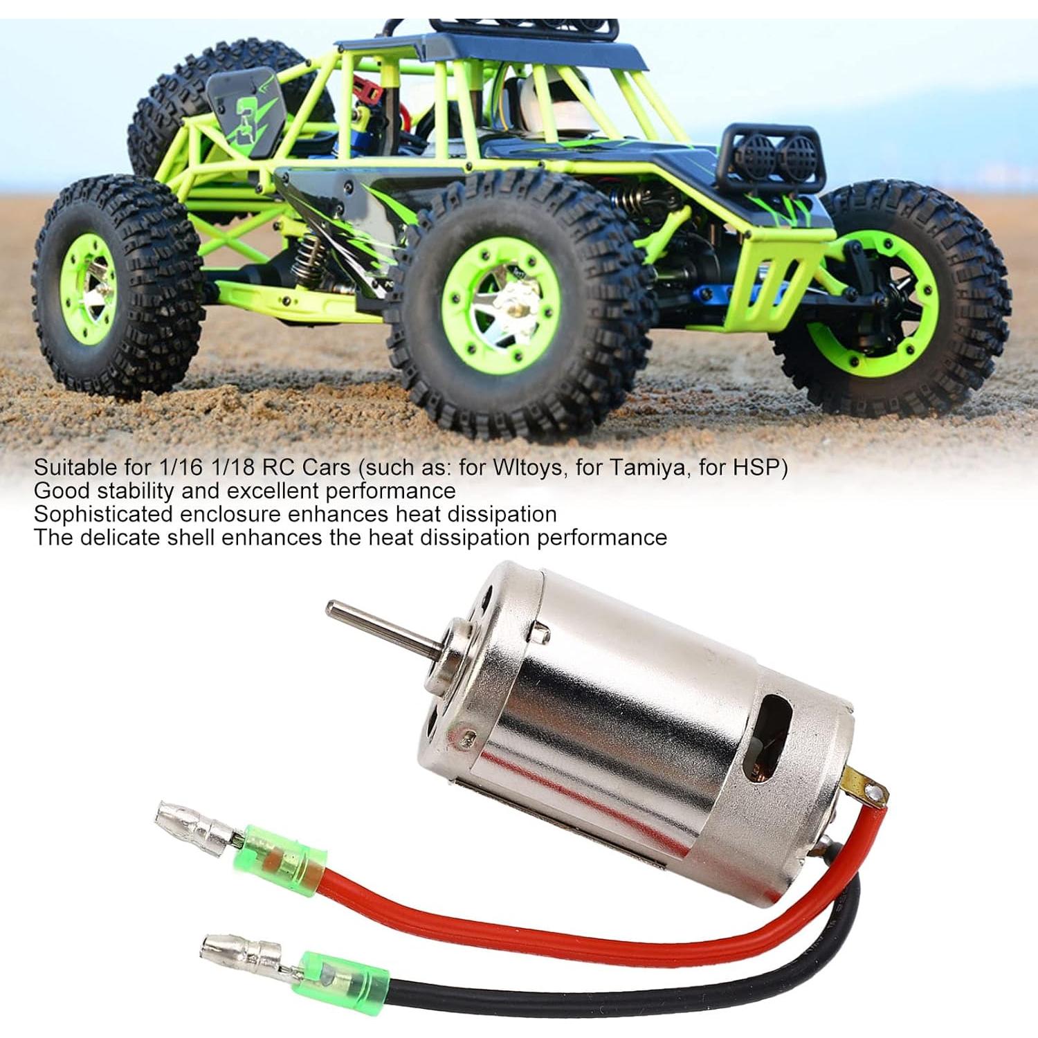 Motor RC Wisecoco 390 para coches 1/16 y 1/18