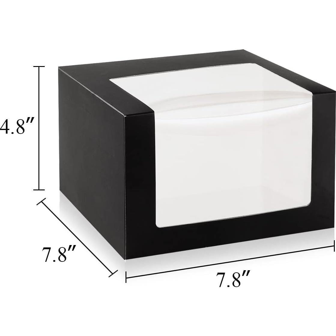 Cajas de Regalo Negras LADYBRO para Gorras - Paquete de 10