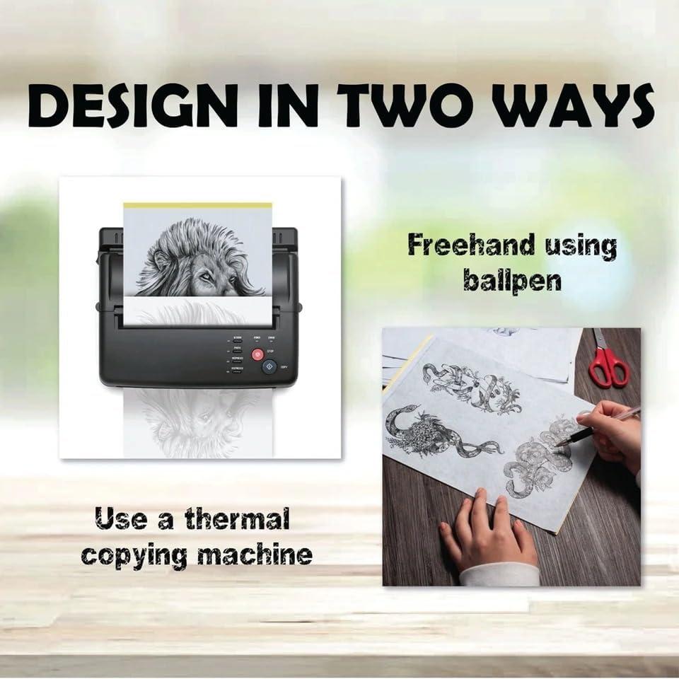 Papel de Transferencia Tatuajes Yuelong 15PCS A4 Térmico 21.6x27.9cm