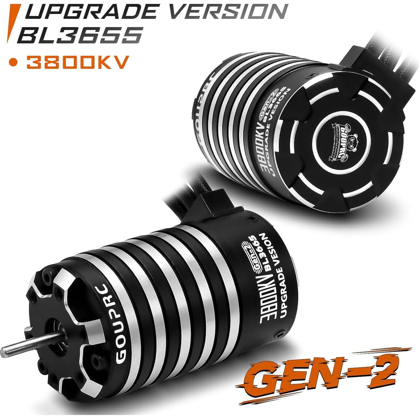 Motor sin escobillas GOUPRC BL3655 3800KV ESC 60A para RC