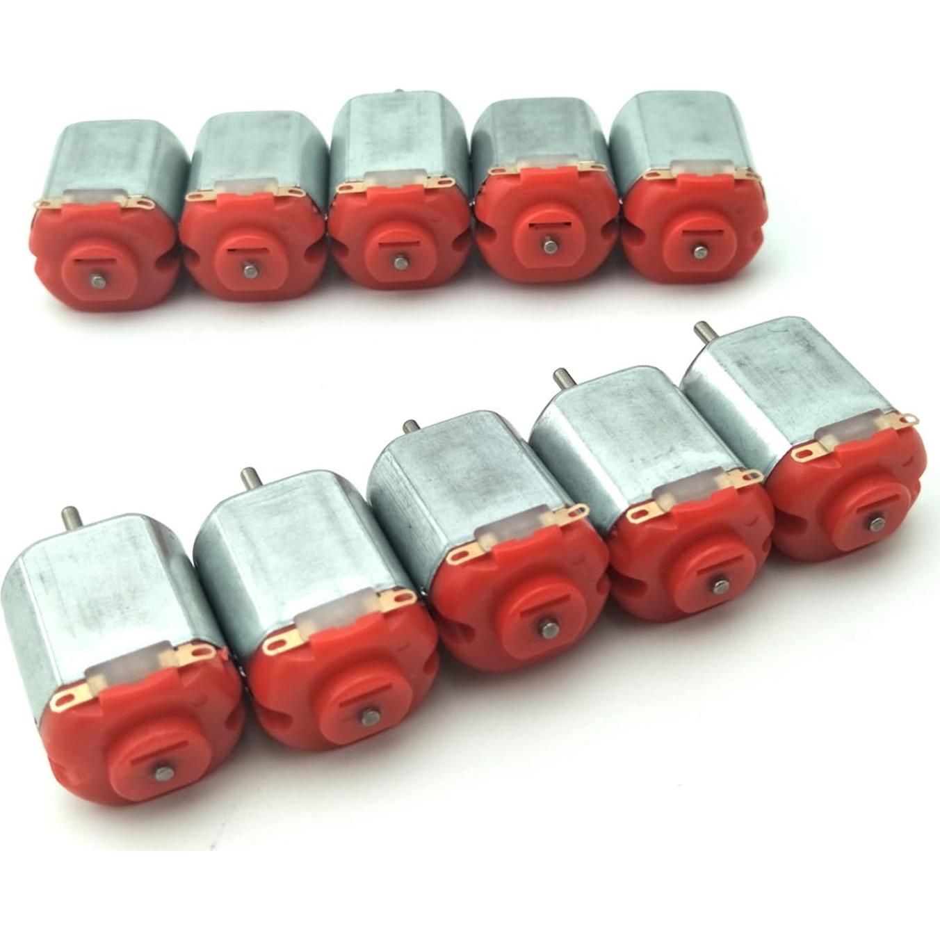 10 Motores DC 130 EUDAX 3V-12V 25000 RPM para Juguetes