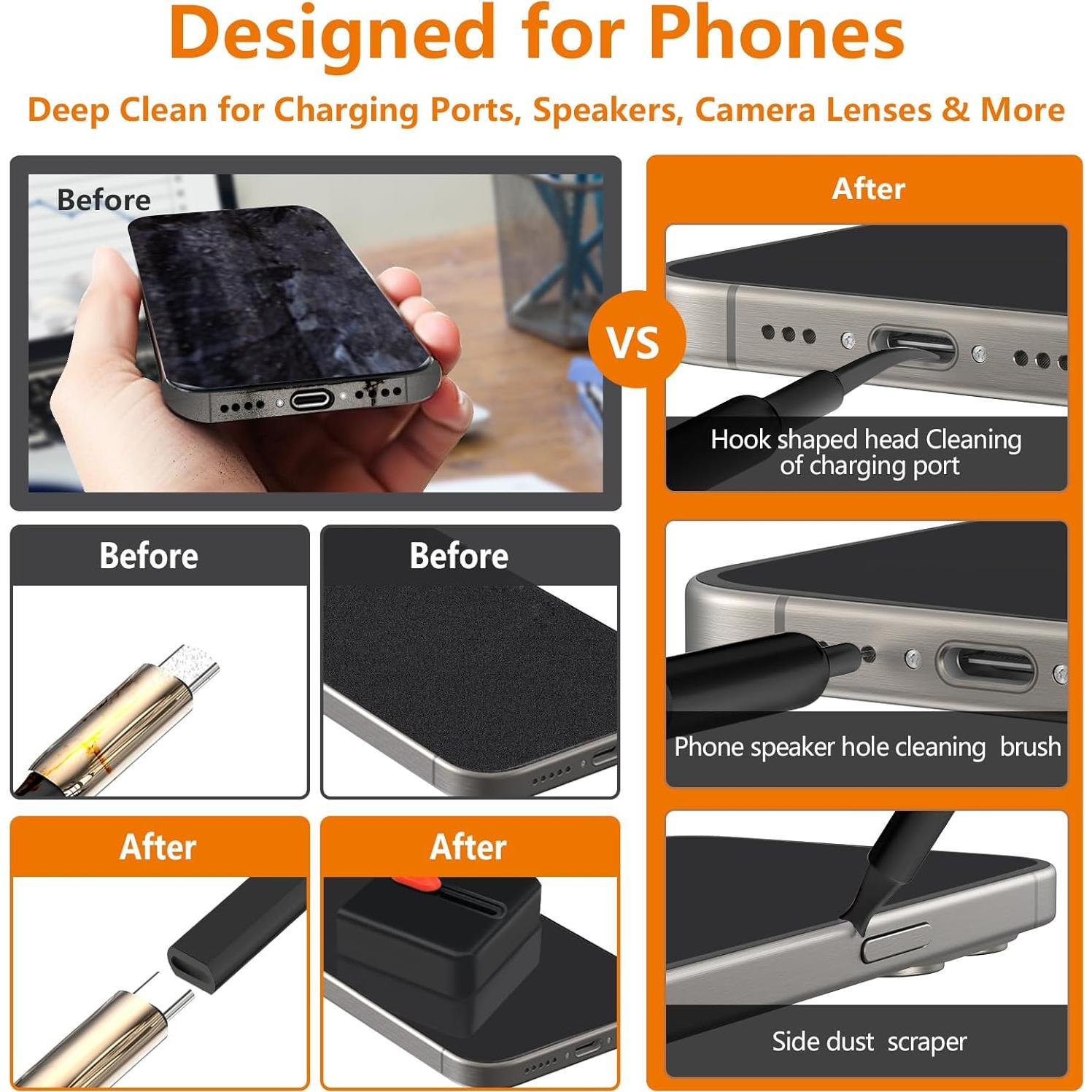 Kit de limpieza 32 en 1 GintaXen para dispositivos móviles